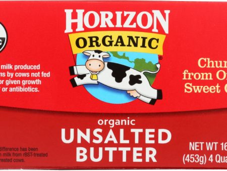 HORIZON: Organic Unsalted Butter, 16 oz Online now