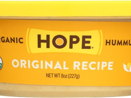 HOPE FOODS: Organic Original Recipe Hummus, 8 oz Online