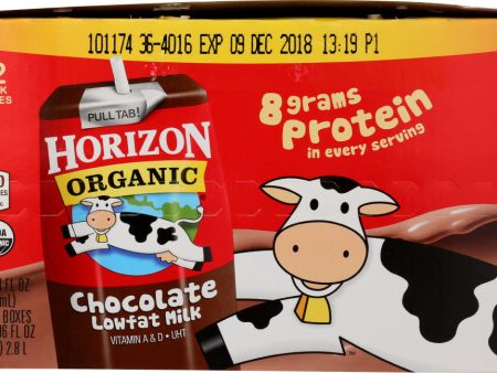 HORIZON: Milk Reduced Fat Chocolate 12 8 Oz Containers, 96 oz Sale