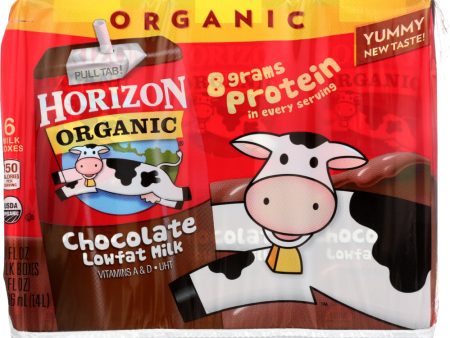 HORIZON: Organic Lowfat Milk Chocolate 6 Count (8 oz Each), 48 oz Cheap