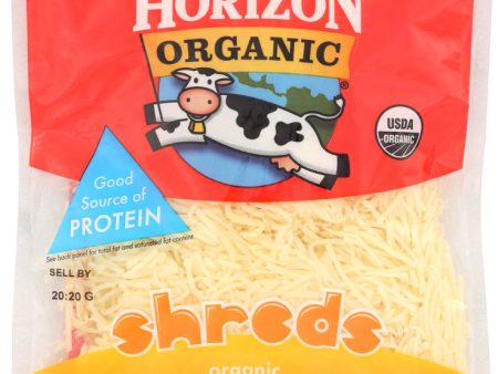 HORIZON: Organic Finely Shredded Cheddar Cheese, 6 oz Discount