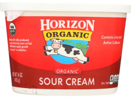 HORIZON: Organic Cultured Sour Cream, 16 oz Online