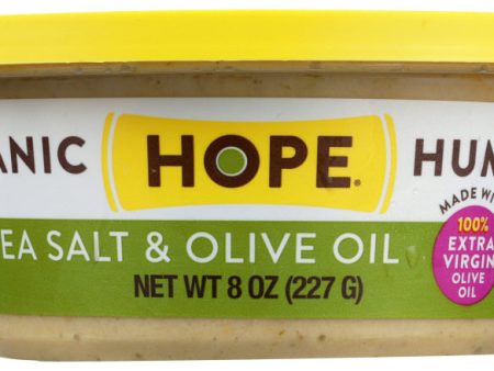 HOPE: Sea Salt & Olive Oil Hummus, 8 oz For Sale