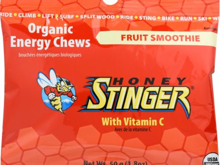 HONEY STINGER: Organic Energy Chews Fruit Smoothie, 1.8 Oz For Sale