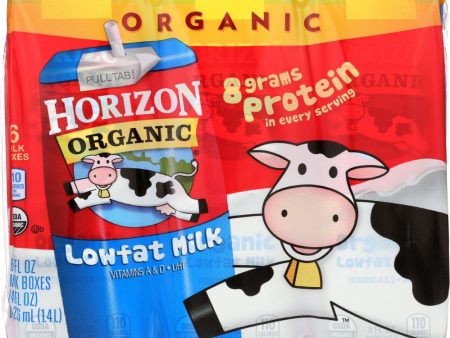 HORIZON: Milk 1% Residue Free UHT Organic 6 Pack, 48 oz Sale