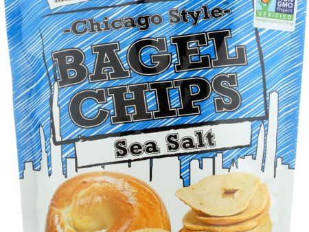 HOMETOWN BAGEL: Chicago Style Bagel Chips Sea Salt, 6 oz Online Sale