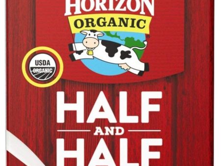 HORIZON: Organic Half & Half Ultra Pasteurized, 16 oz Online now