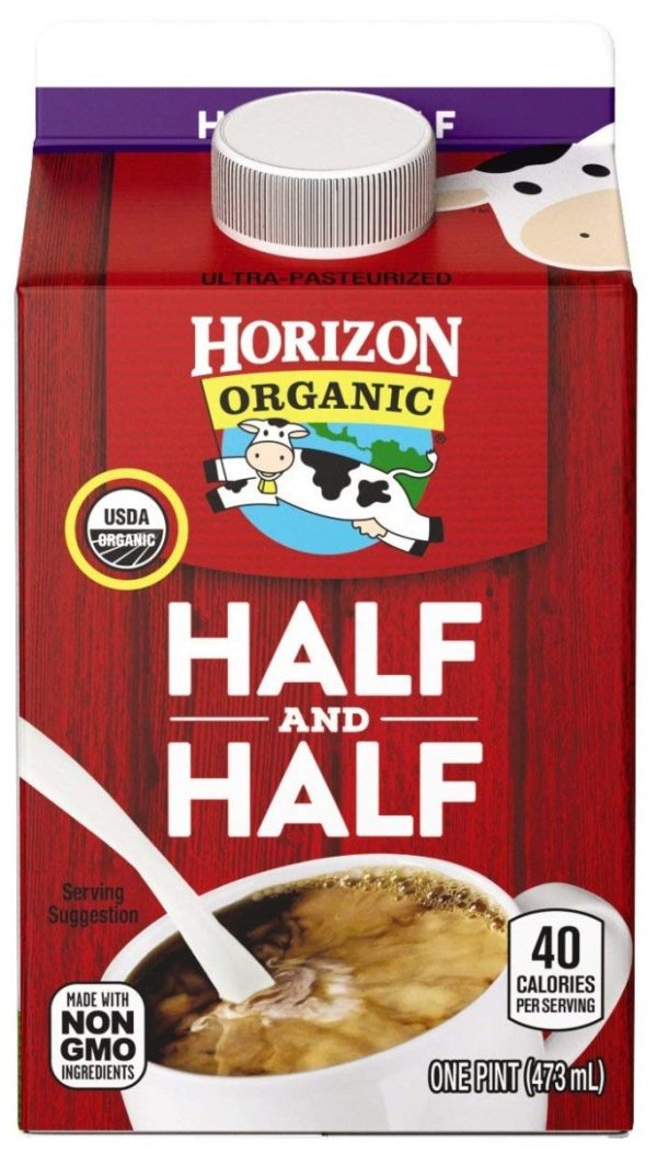 HORIZON: Organic Half & Half Ultra Pasteurized, 16 oz Online now