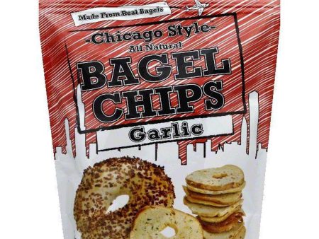 HOMETOWN BAGEL: Chicago Style Bagel Chips Garlic, 6 oz Online