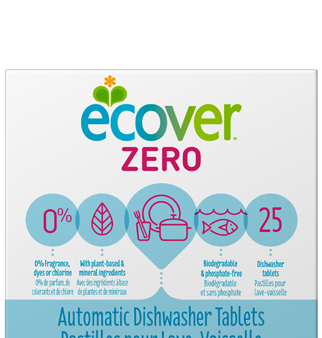 ECOVER: Automatic Dishwasher Tablets Zero, 17.6 oz on Sale