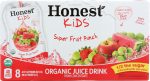 HONEST KIDS: Organic Juice Drink Super Fruit Punch, Gluten Free, Non GMO, 8 count, 54 oz Fashion