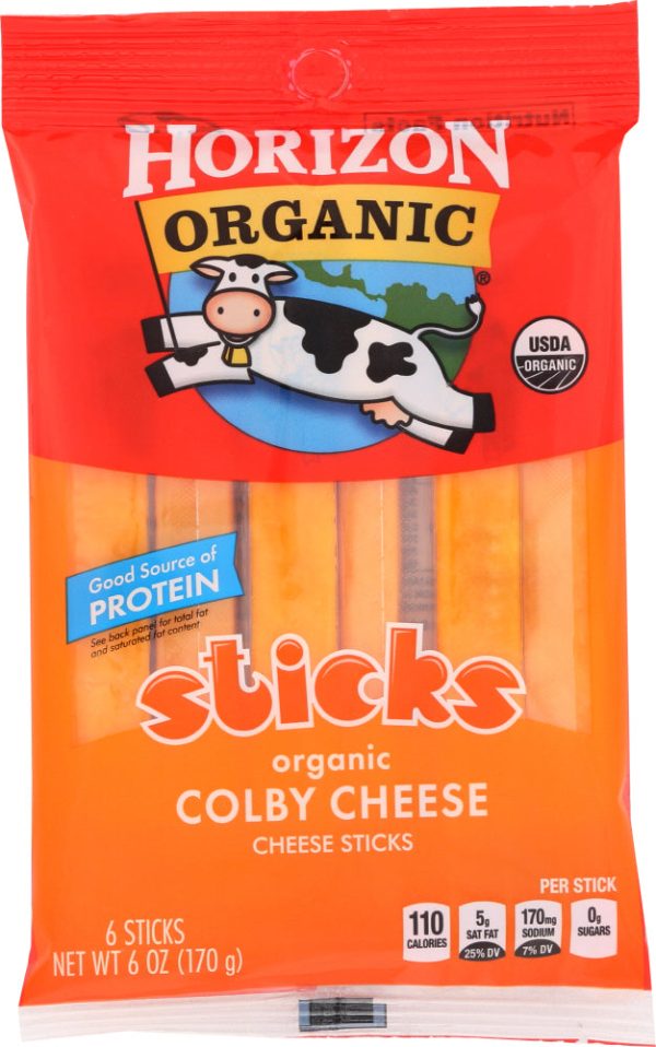 HORIZON: Organic Colby Cheese Sticks, 6 oz on Sale