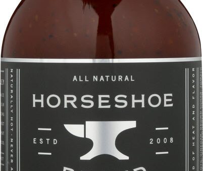 HORSESHOE BRAND: Hot Barbecue Sauce, 16 fo Online now