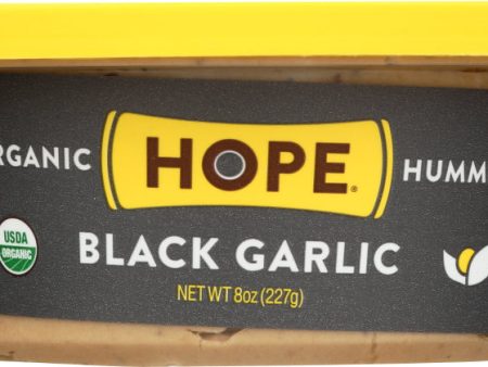 HOPE: Organic Hummus Black Garlic, 8 oz Discount