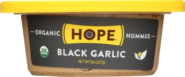 HOPE: Organic Hummus Black Garlic, 8 oz Discount