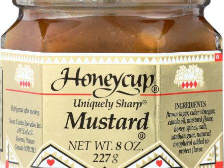 HONEYCUP: Uniquely Sharp Mustard, 8 oz For Sale