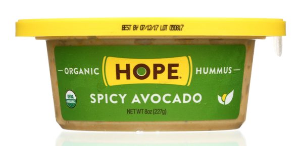 HOPE FOODS: Organic Spicy Avocado Hummus, 8 oz Hot on Sale