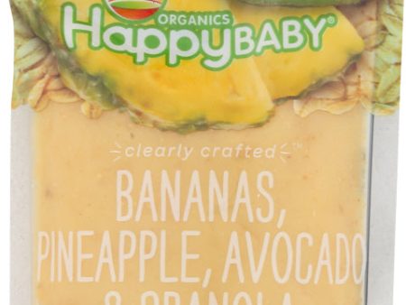 HAPPY BABY: Granola Ban Pineapple Avocado, 4 oz Fashion