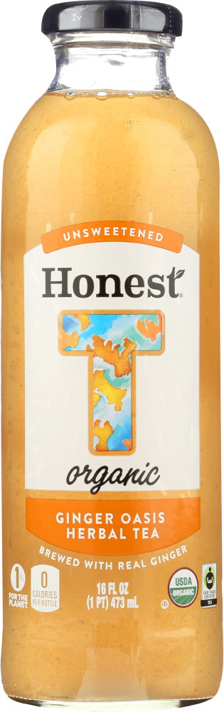 HONEST TEA: Organic Ginger Oasis Herbal Tea, 16 fo Online Sale