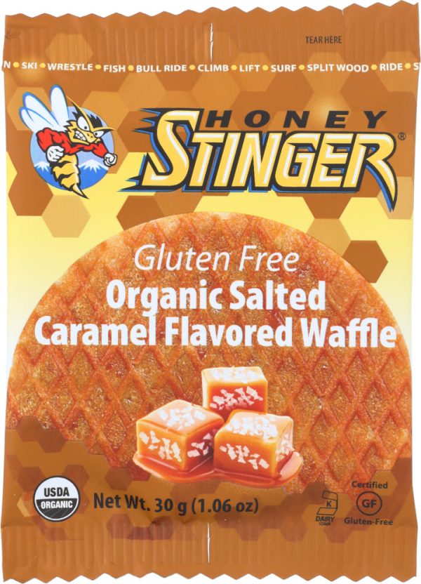 HONEY STINGER: Waffle Salted Caramel Gluten Free, 1.06 oz Discount