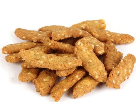 BULK SNACKS: Garlic Sesame Sticks Snacks, 15 lbs Supply