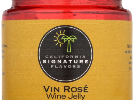 CALIFORNIA SIGNATURE FLAVORS: Vin Rose  Jelly Wine, 5.5 oz Fashion