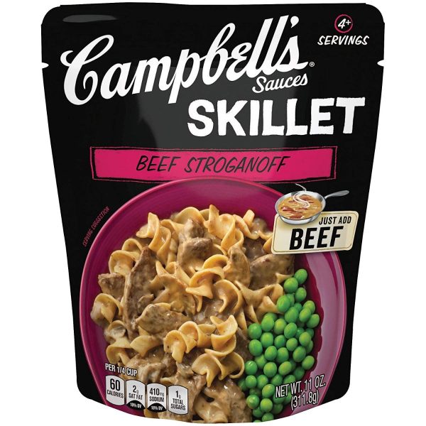 CAMPBELLS: Skillet Sauces Beef Stroganoff, 11 oz Online now