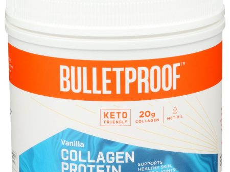 BULLETPROOF: Collagen Protein Vanilla, 14.3 oz For Sale