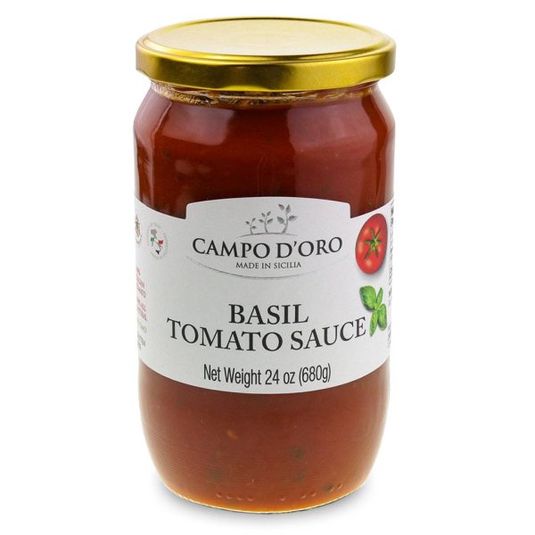 CAMPO DORO: Sauce Tomato Basil, 24 oz Cheap