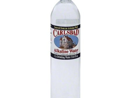 CARLSBAD: Water Alkaline, 33.8 fo Online Hot Sale