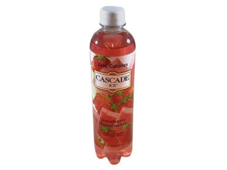 CASCADE ICE: Zero Calories Sparkling Water Strawberry Watermelon, 17.2 fl oz Cheap