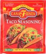 CASA FIESTA: Taco Seasoning Mild, 1.25 oz Cheap