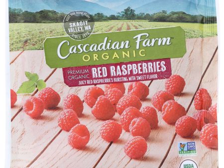 CASCADIAN FARM: Organic Frozen Red Raspberries, 8 oz Supply