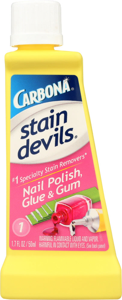 CARBONA: Stain Devils #1 Nail Polish Glue and Gum, 1.7 oz Hot on Sale