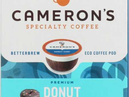 CAMERONS COFFEE: Donut Shop Coffee 12 Ct, 4.33 oz For Cheap