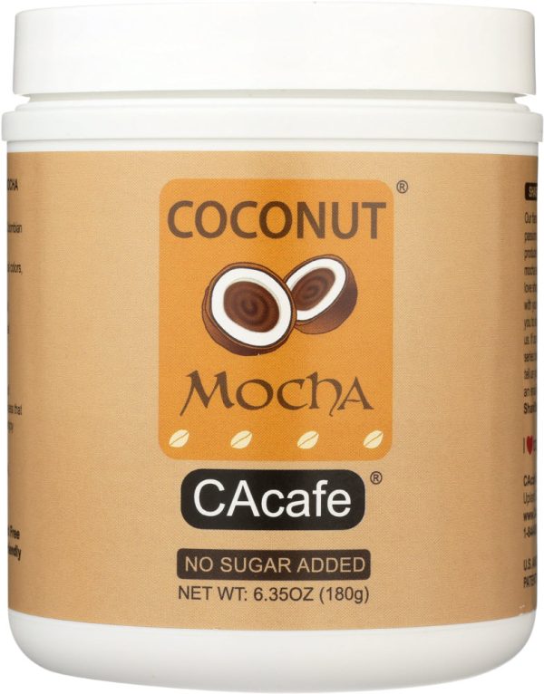 CACAFE: Mocha Coconut No Sugar Added, 6.35 oz For Cheap