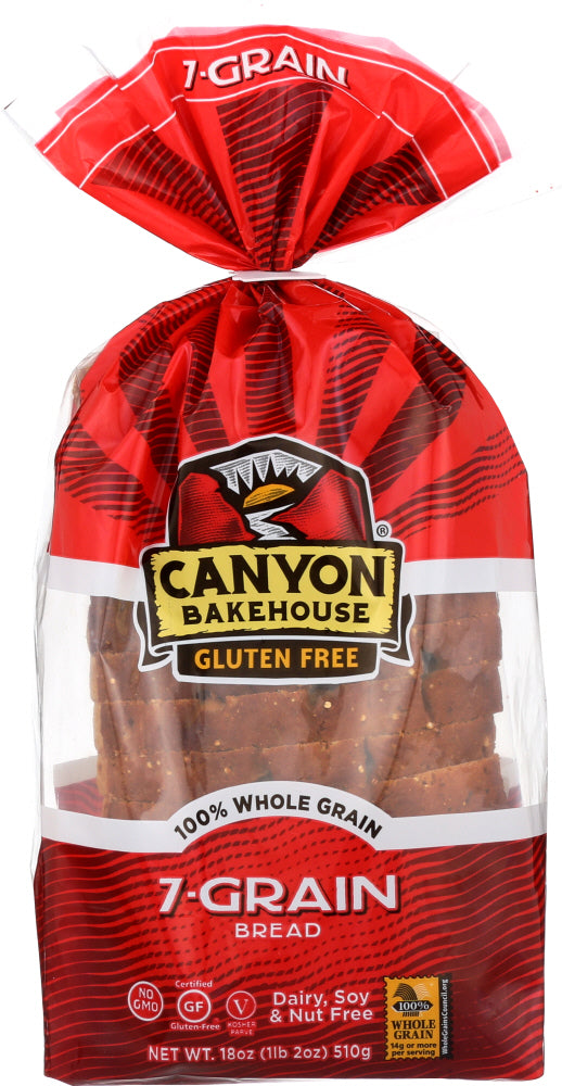 CANYON BAKEHOUSE: Bread 7-Grain Gluten Free, 18 oz For Discount