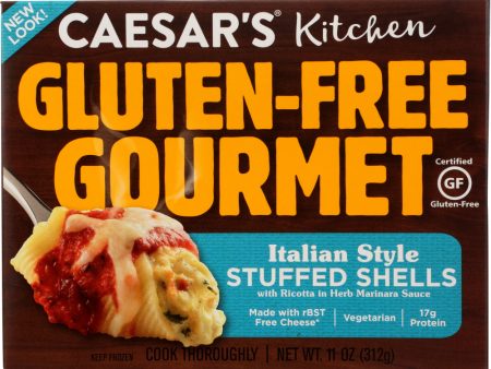 CAESAR S: Pasta Gluten Free Stuffed Shells with Cheese in Marinara Sauce, 11 oz Sale