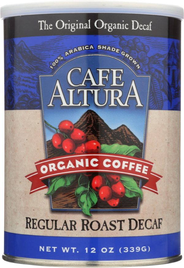 CAFE ALTURA: Organic Coffee Regular Roast Decaf, 12 oz Cheap