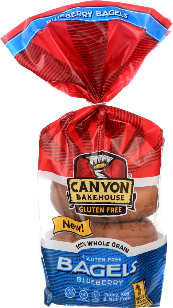 CANYON BAKEHOUSE: Blueberry Bagel 4pc, 14 oz Cheap