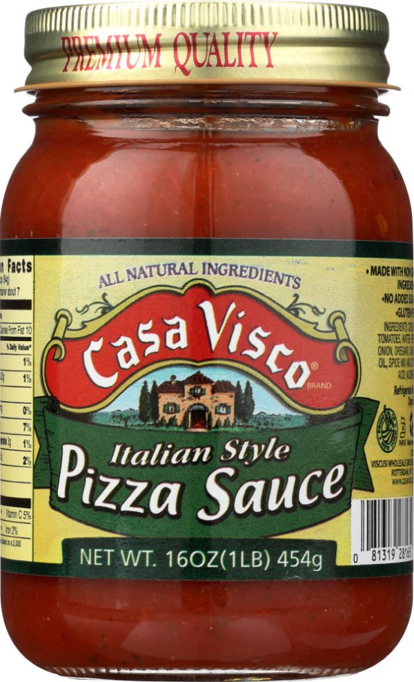 CASA VISCO: Italian Style Pizza Sauce, 16 oz Online Sale