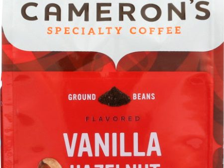 CAMERONS COFFEE: Vanilla Hazelnut Coffee Ground, 12 oz Supply