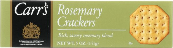 CARRS: Rosemary Crackers, 5 oz For Sale