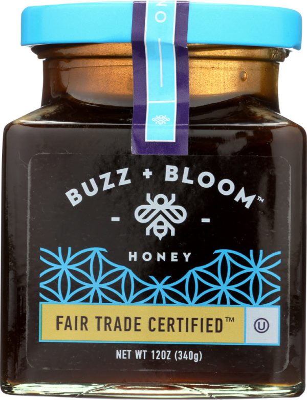 BUZZ & BLOOM: Honey Fair Trade Glass, 12 oz Discount