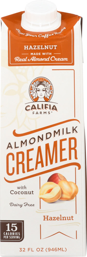 CALIFIA: Hazelnut Almondmilk Coffee Creamer, 32 oz Discount