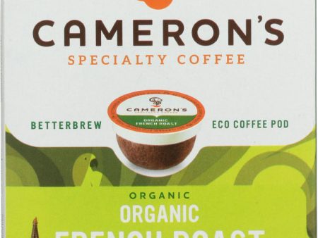 CAMERONS COFFEE: French Roast Coffee Organic 12 packets, 4.33 oz Online