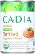 CADIA: Organic Fat Free Refried Vegetarian Beans, 16 oz Hot on Sale