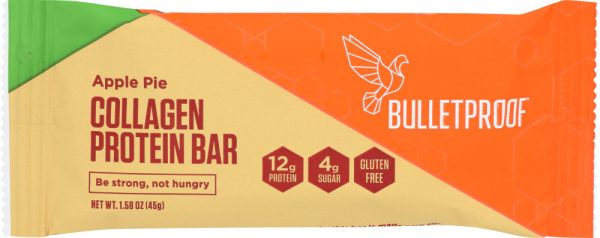 BULLETPROOF: Apple Pie Collagen Protein Bar, 1.58 oz Online now