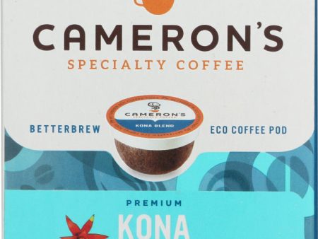 CAMERONS COFFEE: Kona Blend Coffee 12 Ct, 4.33 oz Sale