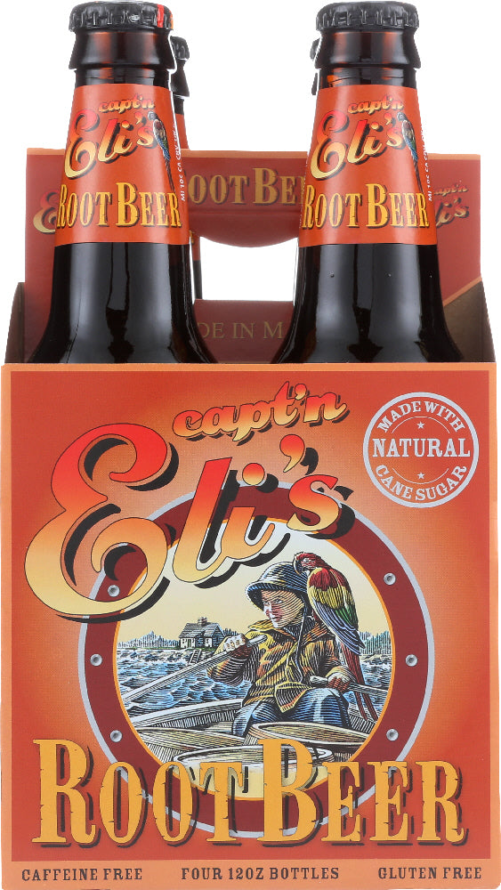 CAPTAIN E: Soda Root Beer 4 Pack, 48 fo Sale